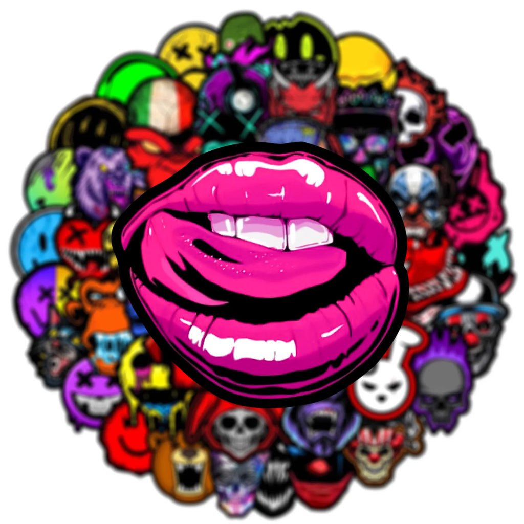 Neon Rage Sticker